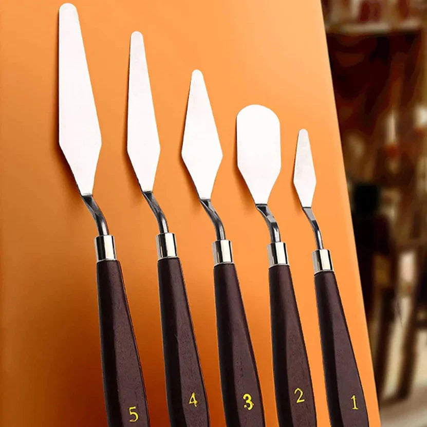 Spatula & Palette 5Pc Set