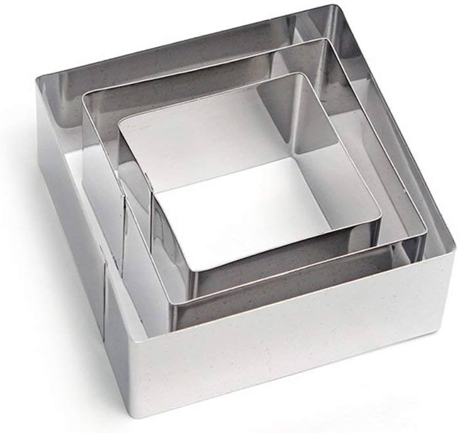 Square Cookie Cutter 3pc Set