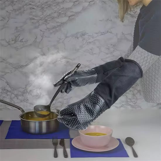 Long Silicone Oven Glove