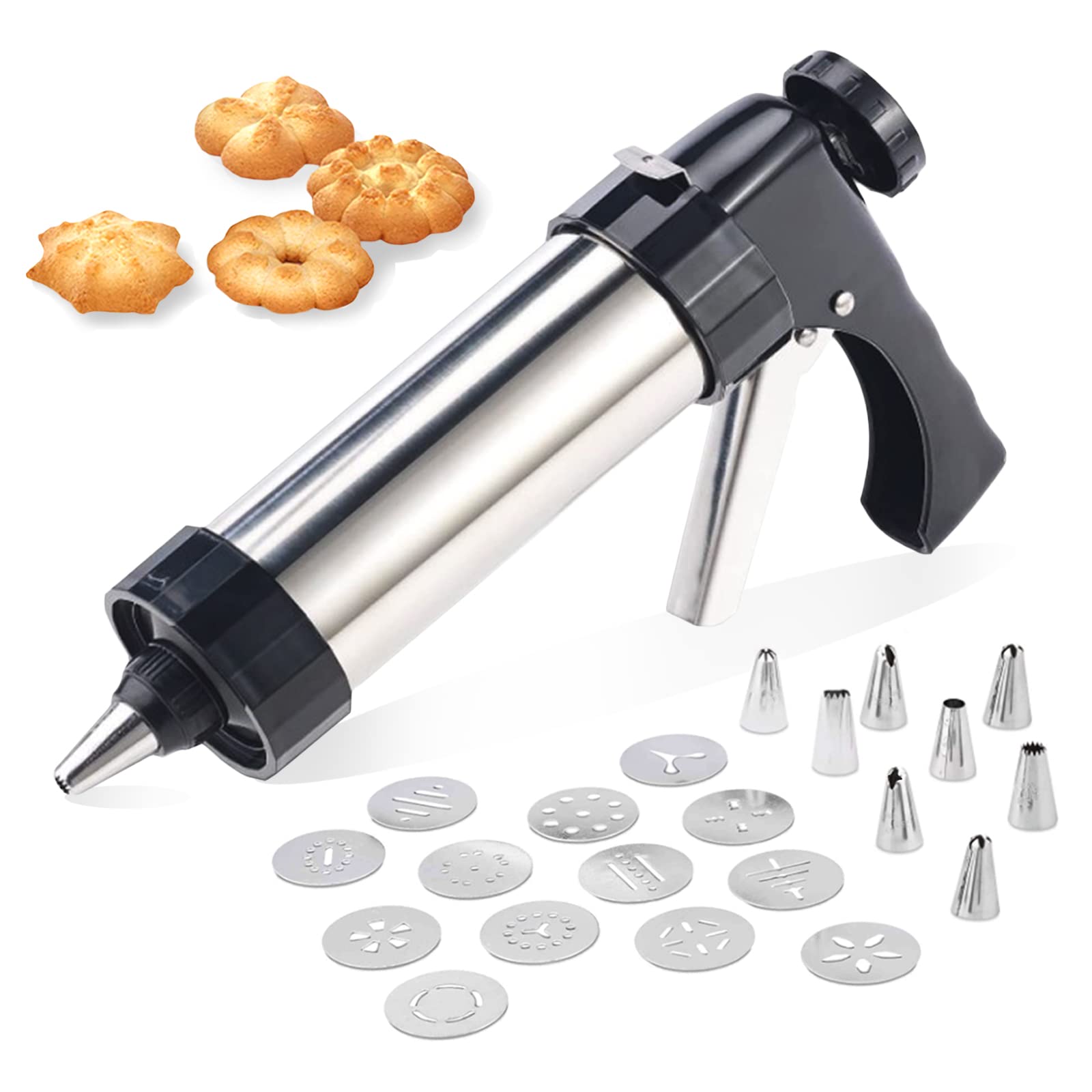 Stainless Steel Cookie Press Set
