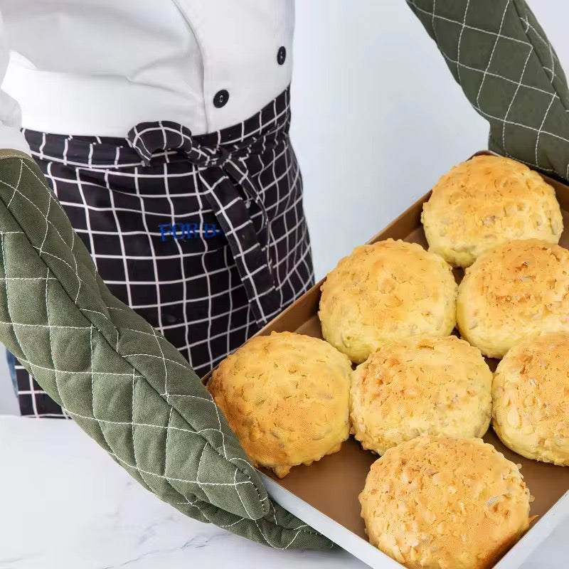 Cotton Oven Mitt Set