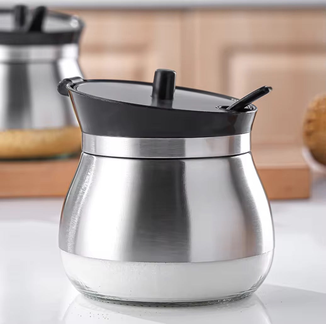 Stainless Steel Spices & Sugar Pot