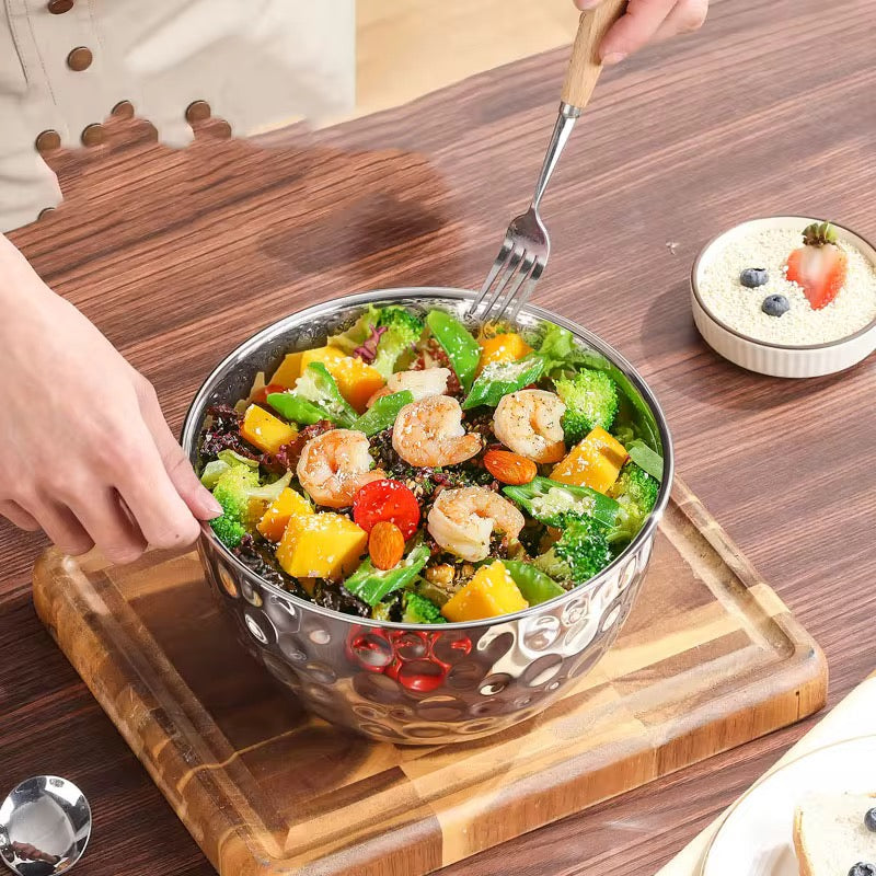 Stainless Steel Hammered Bowl