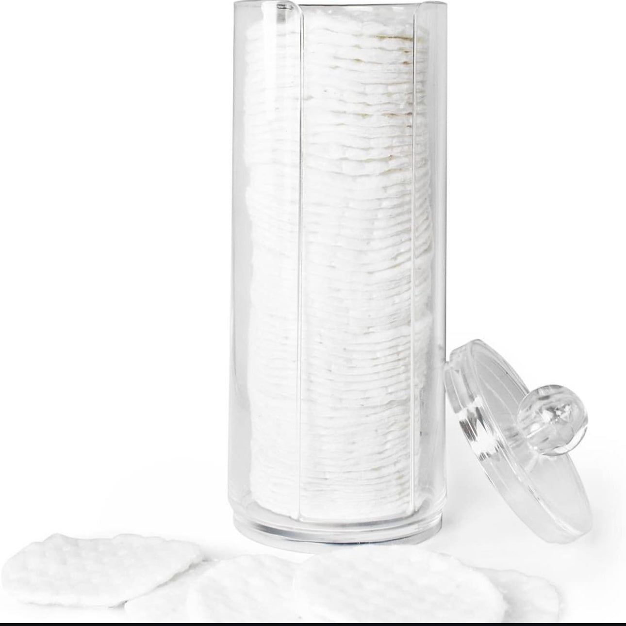 Acrylic Cotton Disc Organizer