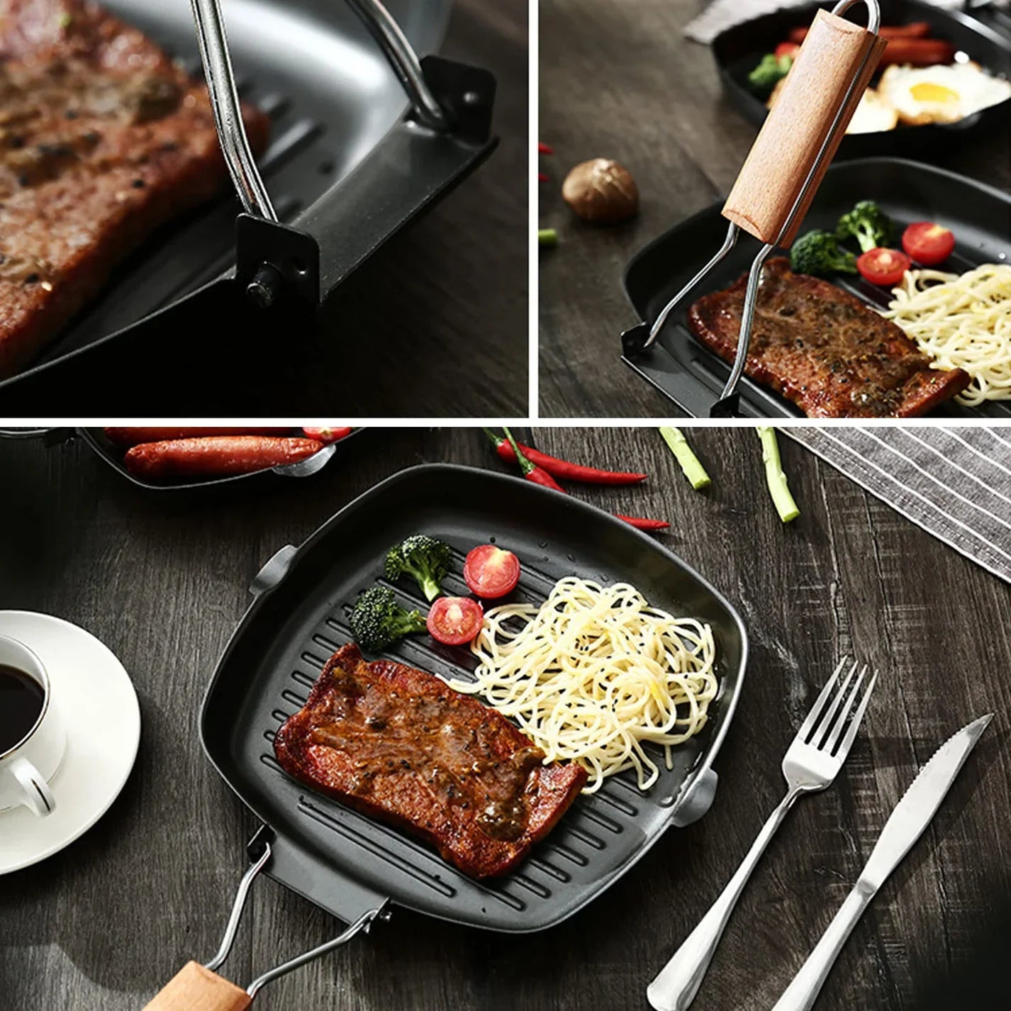 Square Non Stick Grill Pan
