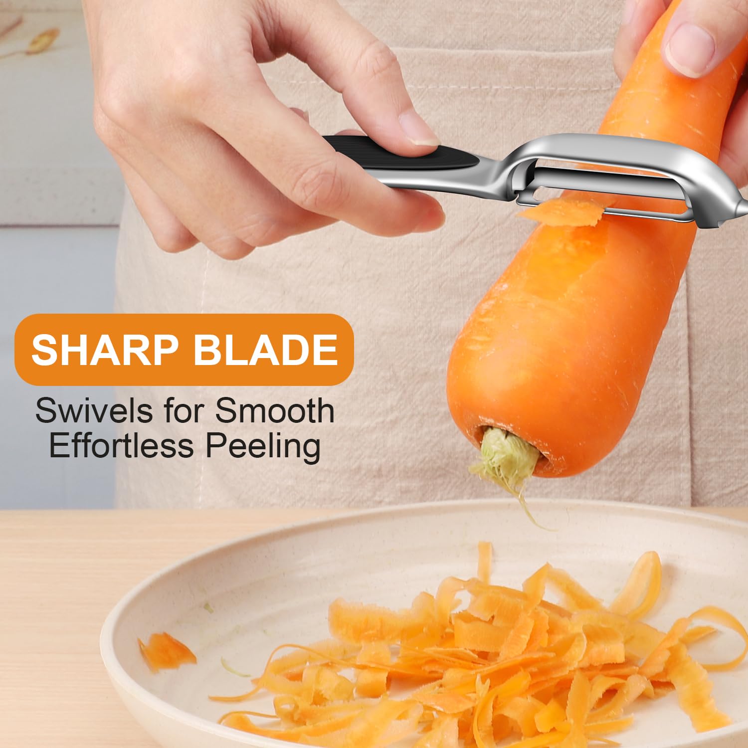 Stainless Steel One Sided Peeler