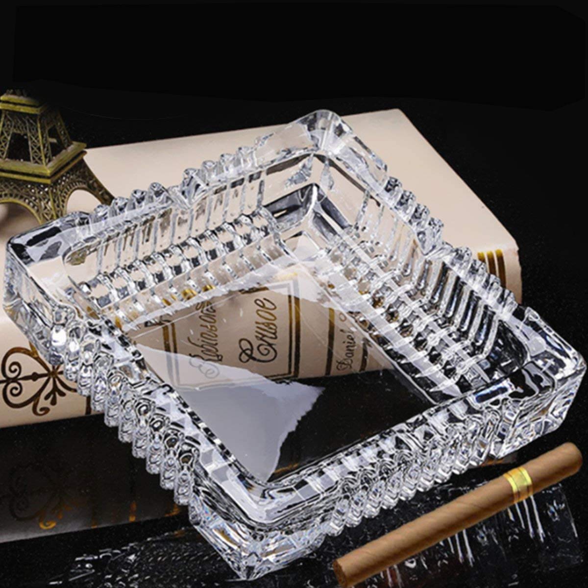 Glass Square Ashtray
