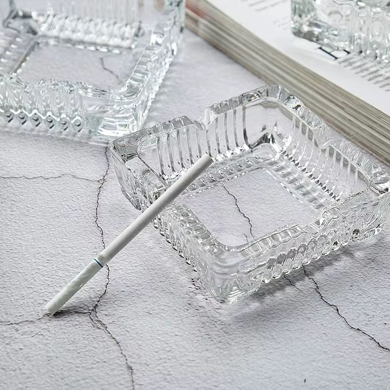 Glass Square Ashtray