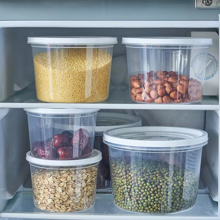 Large 7 Piece Round Food Container Set