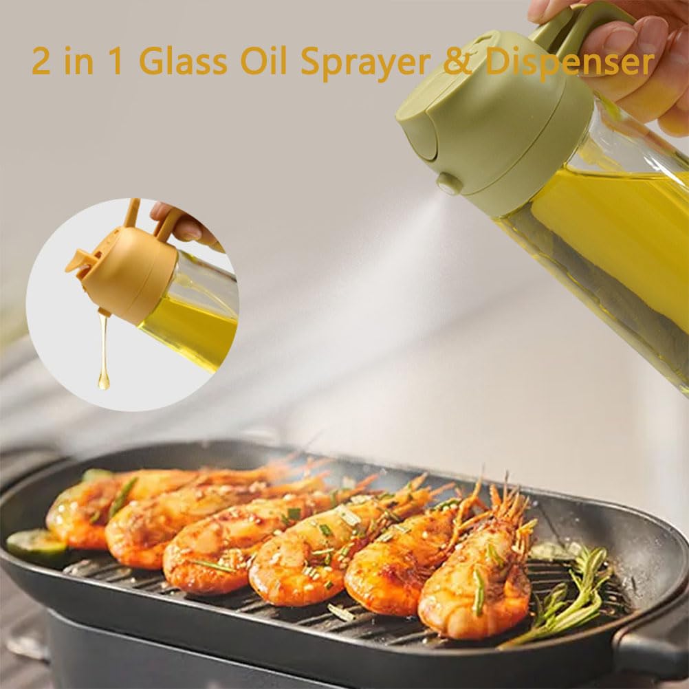 Spray & Pour Glass Oil Bottle