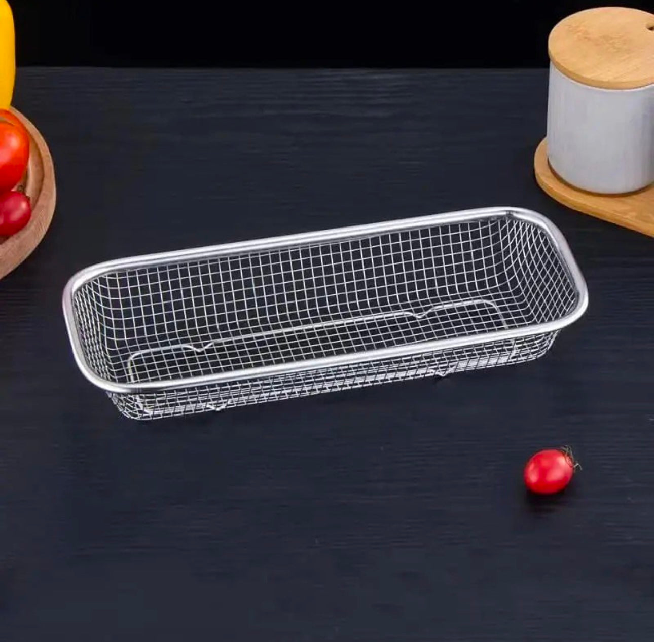 Rectangular Stainless Steel Basket
