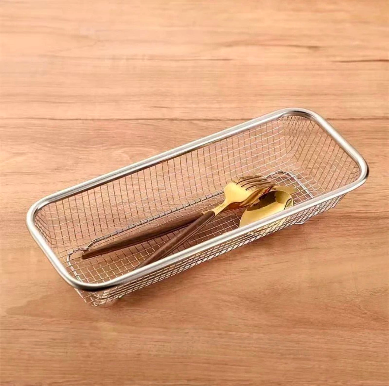 Rectangular Stainless Steel Basket