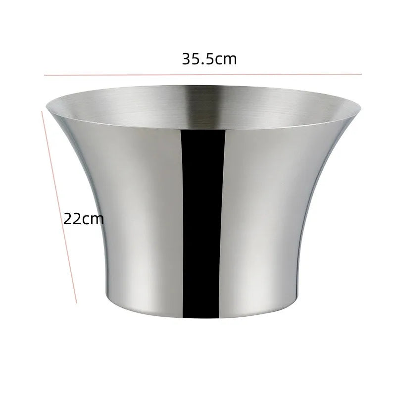 Large Stainless Steel Ice Bucket