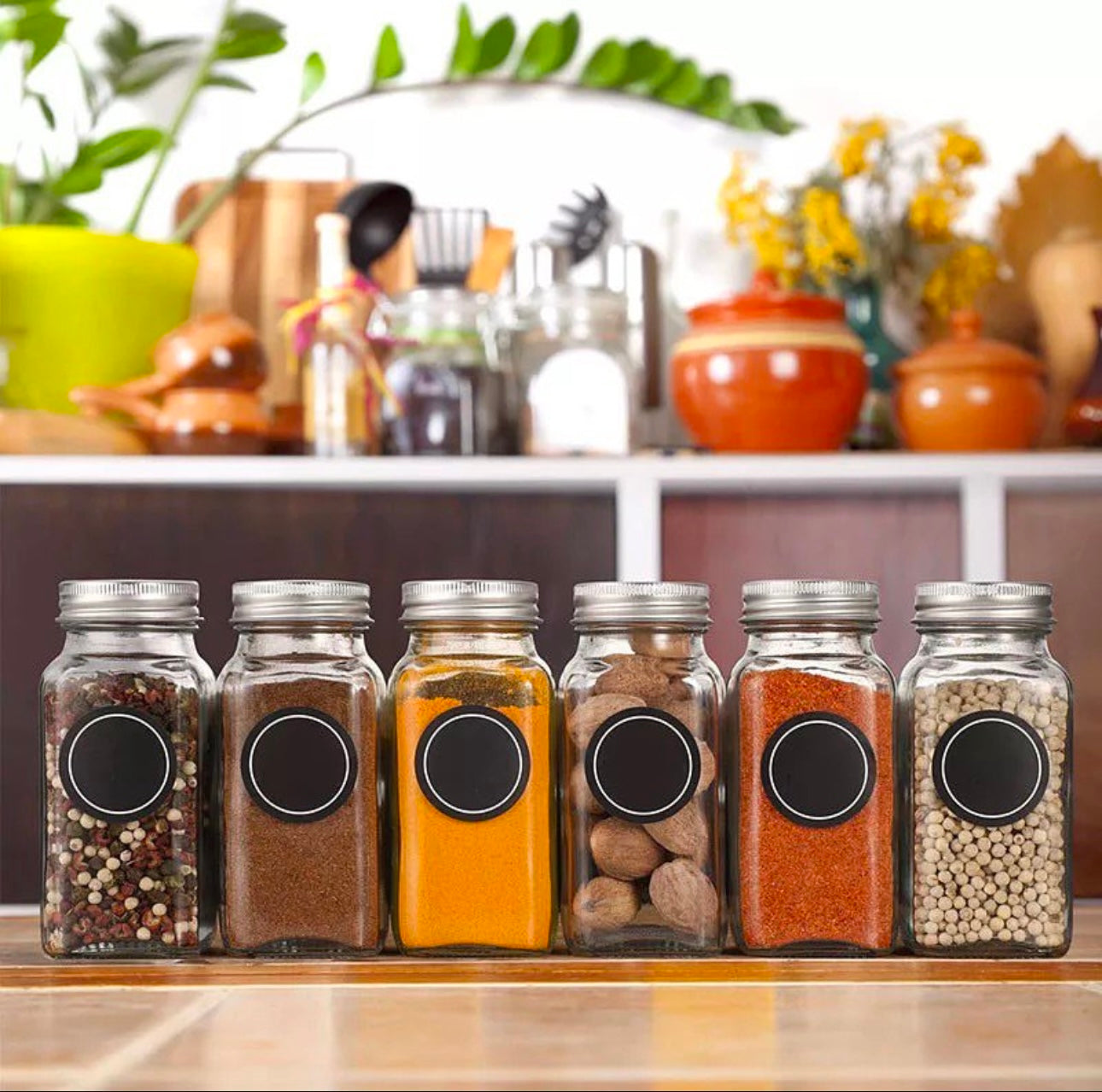 Glass Spice Jar