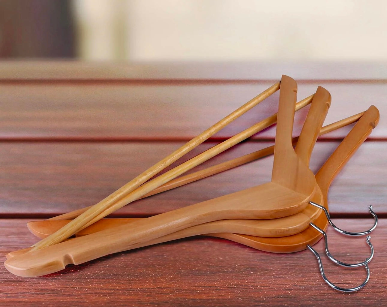 Wooden Clothes Hangers 3 Pieces