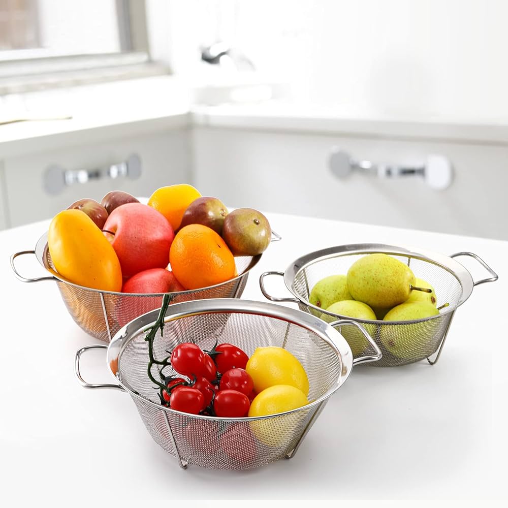 Stainless Steel Handled Mesh Strainer