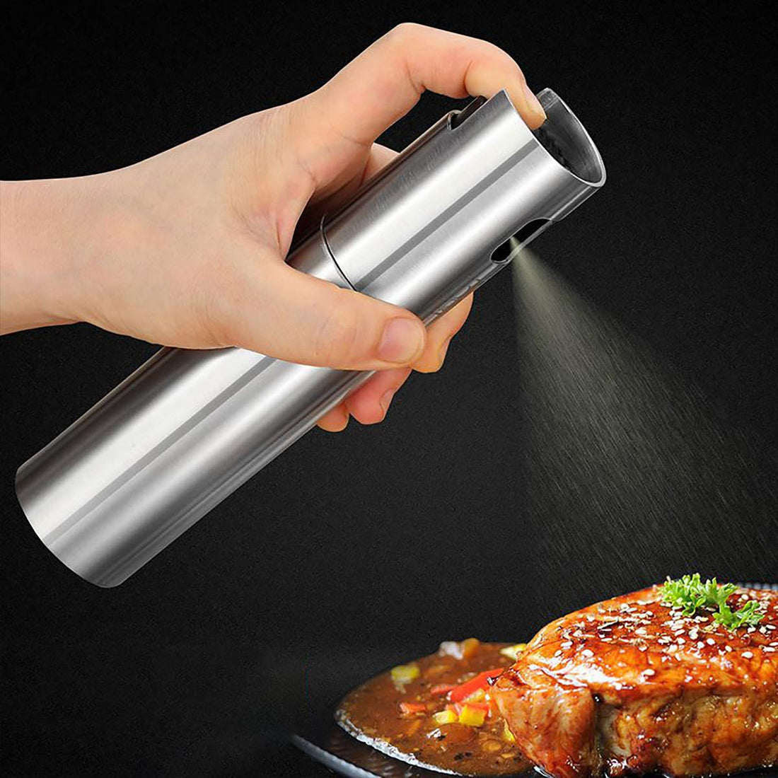 Stainless Steel Oil Spray Bottle