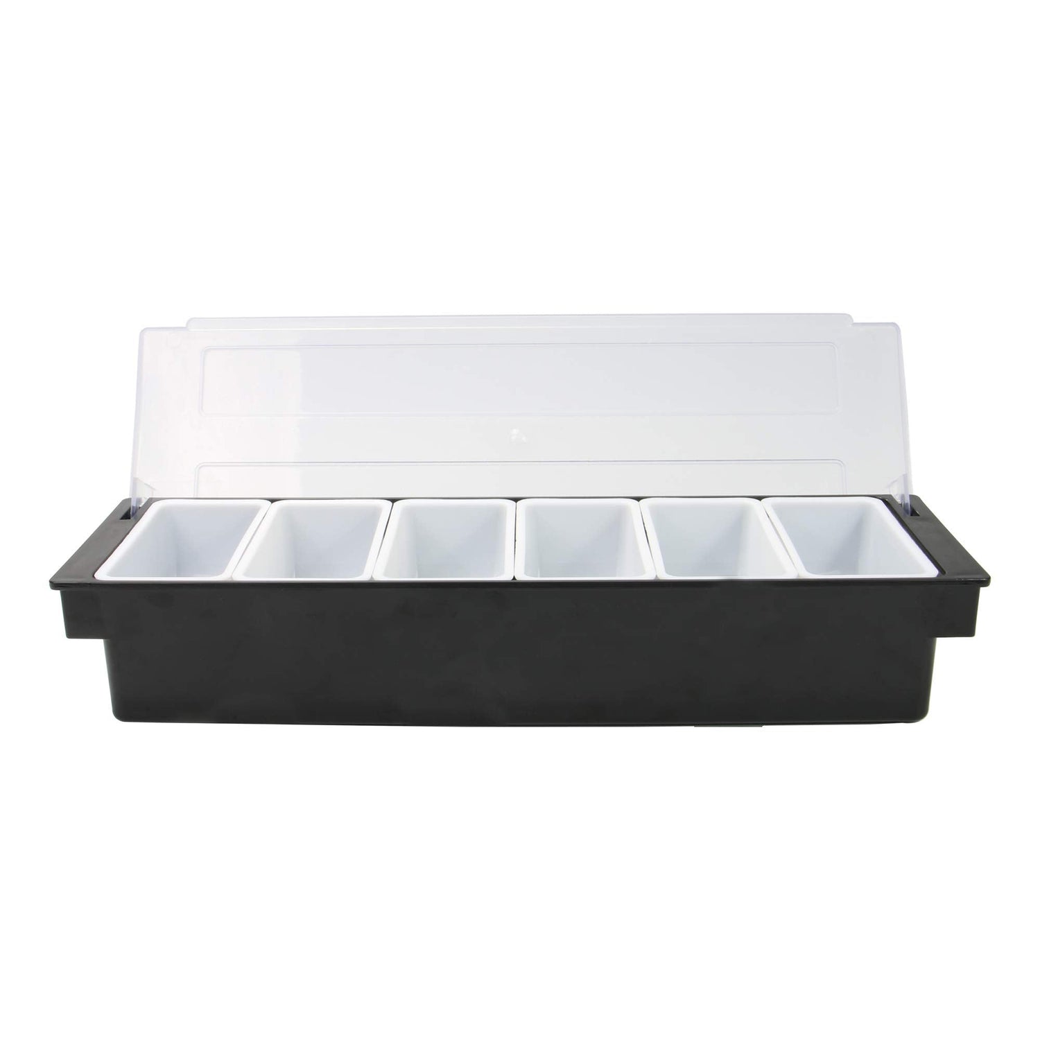 Plastic 6 Slot Condiment Box