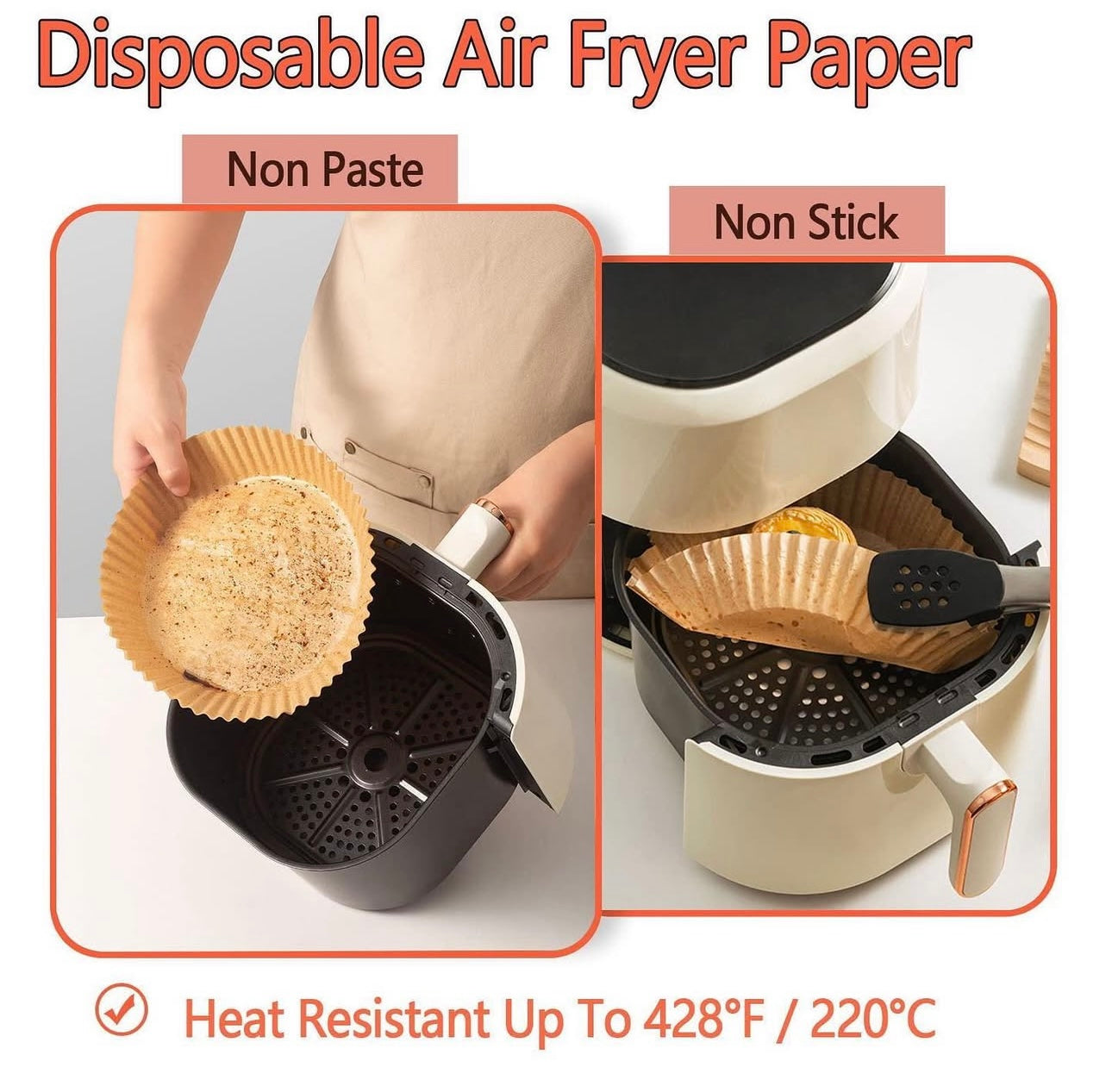 Round Airfyer Liners 50pcs