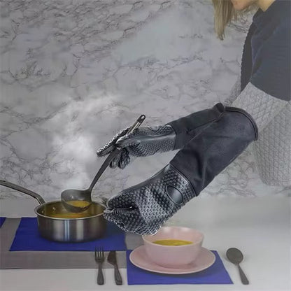 Long Silicone Oven Glove