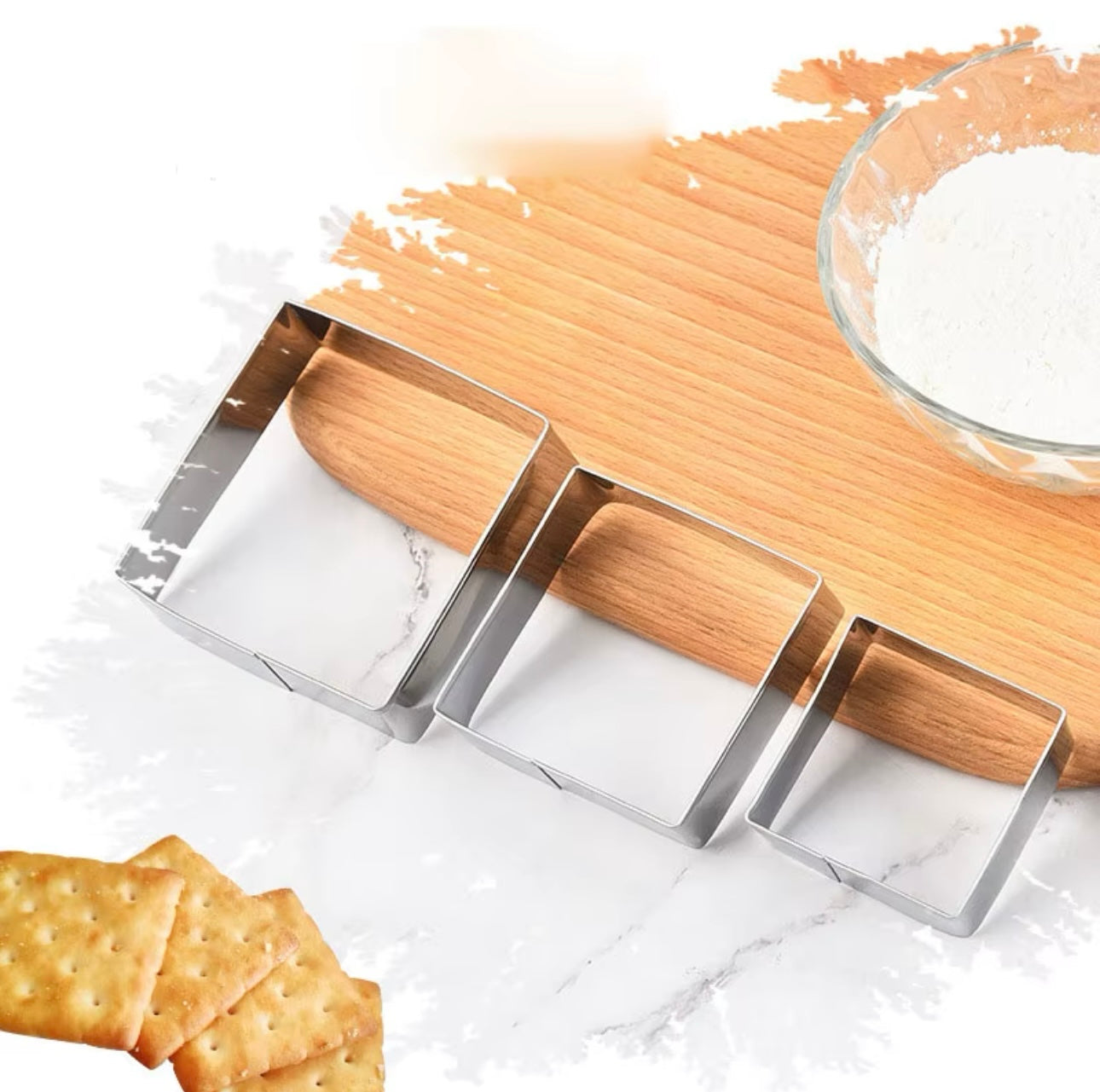 Square Cookie Cutter 3pc Set