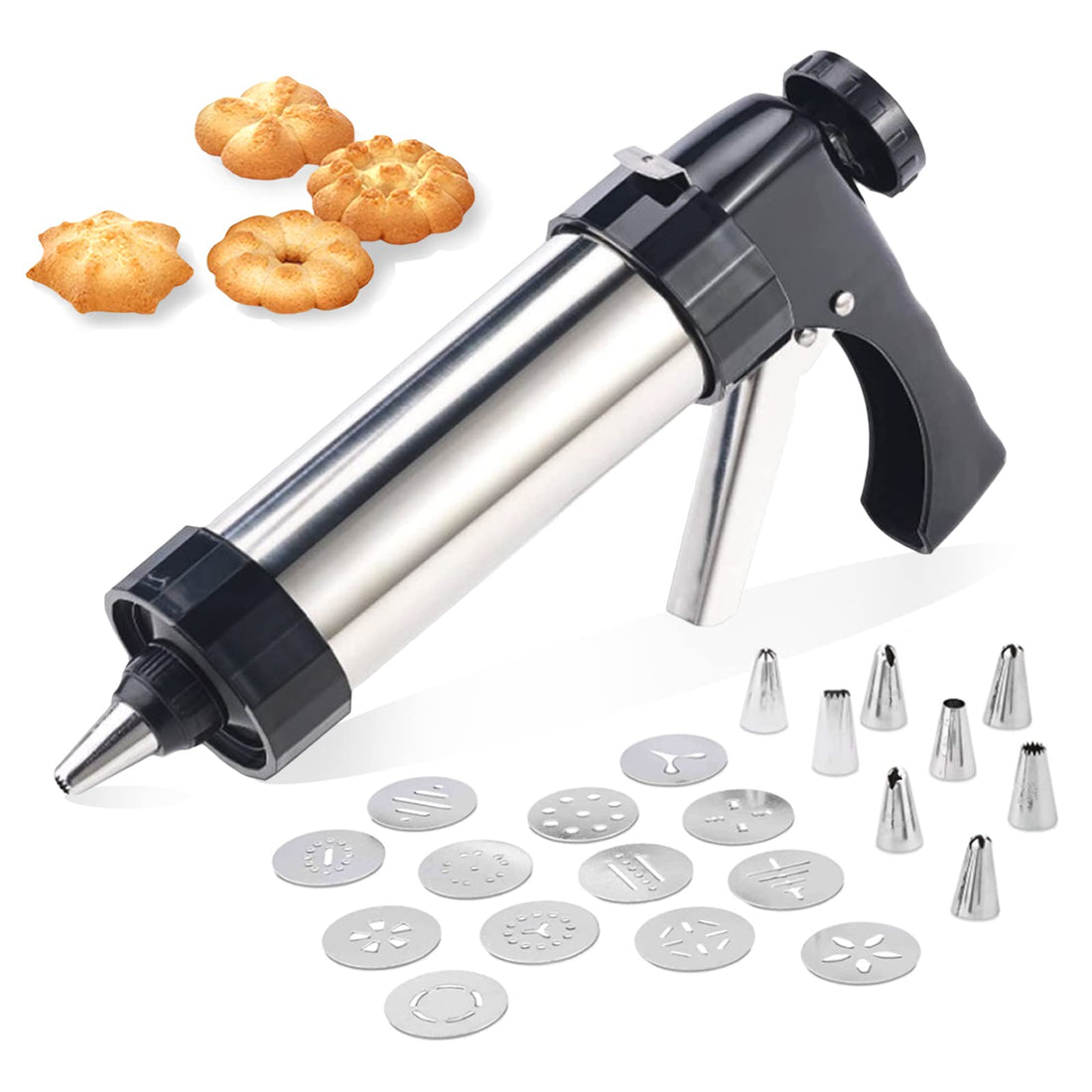 Stainless Steel Cookie Press Set