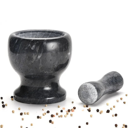 Marble Stone Garlic Mortar &amp; Pestle