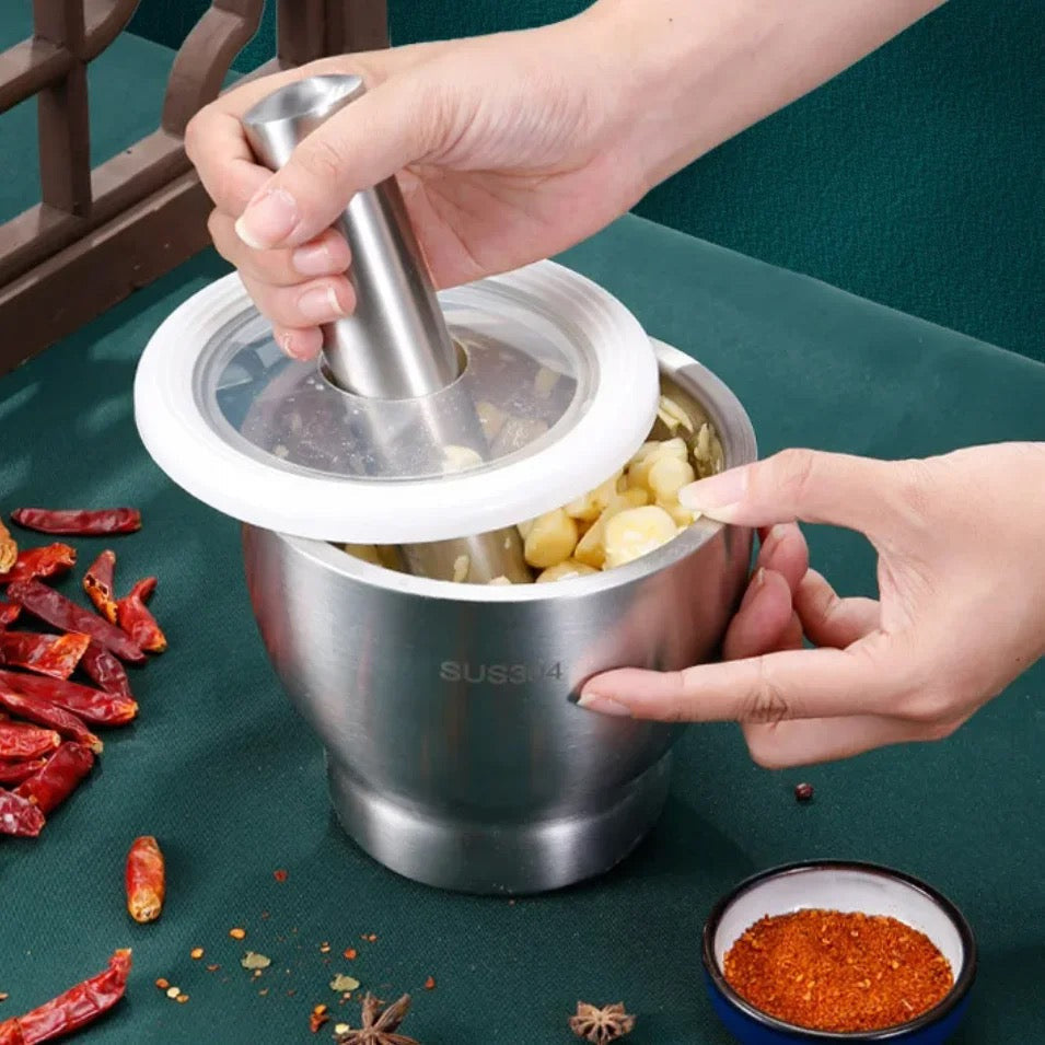 Stainless Steel Mortar &amp; Pestle