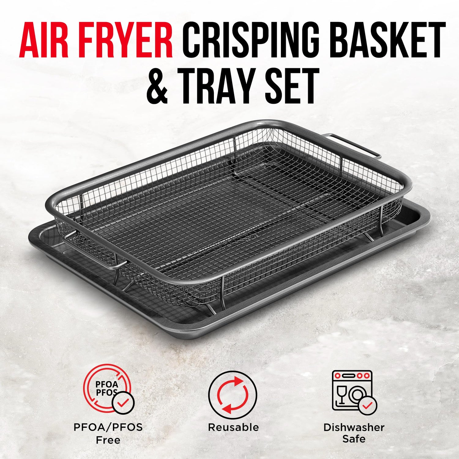 Large Rectangular Oven Airfryer Tray