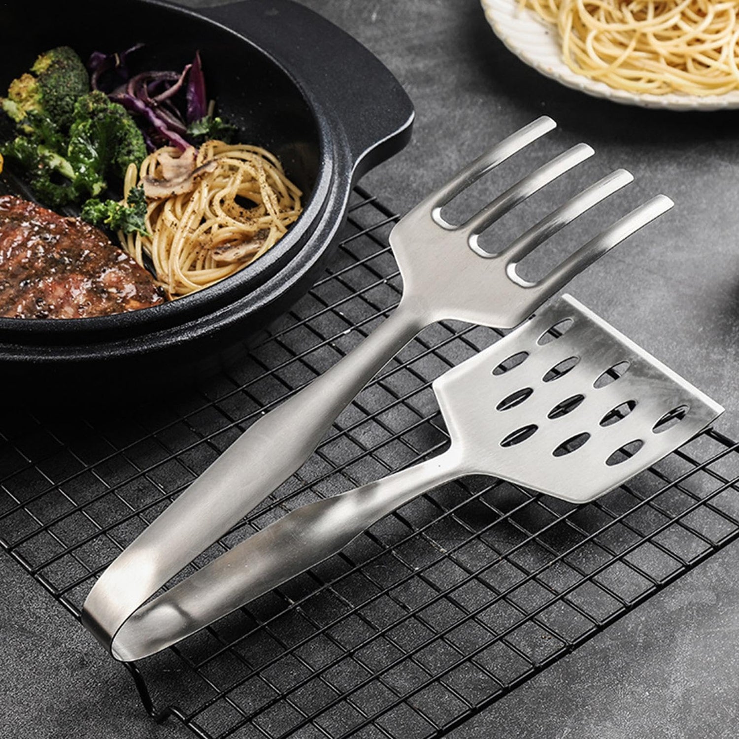 Stainless Steel Steak Tong