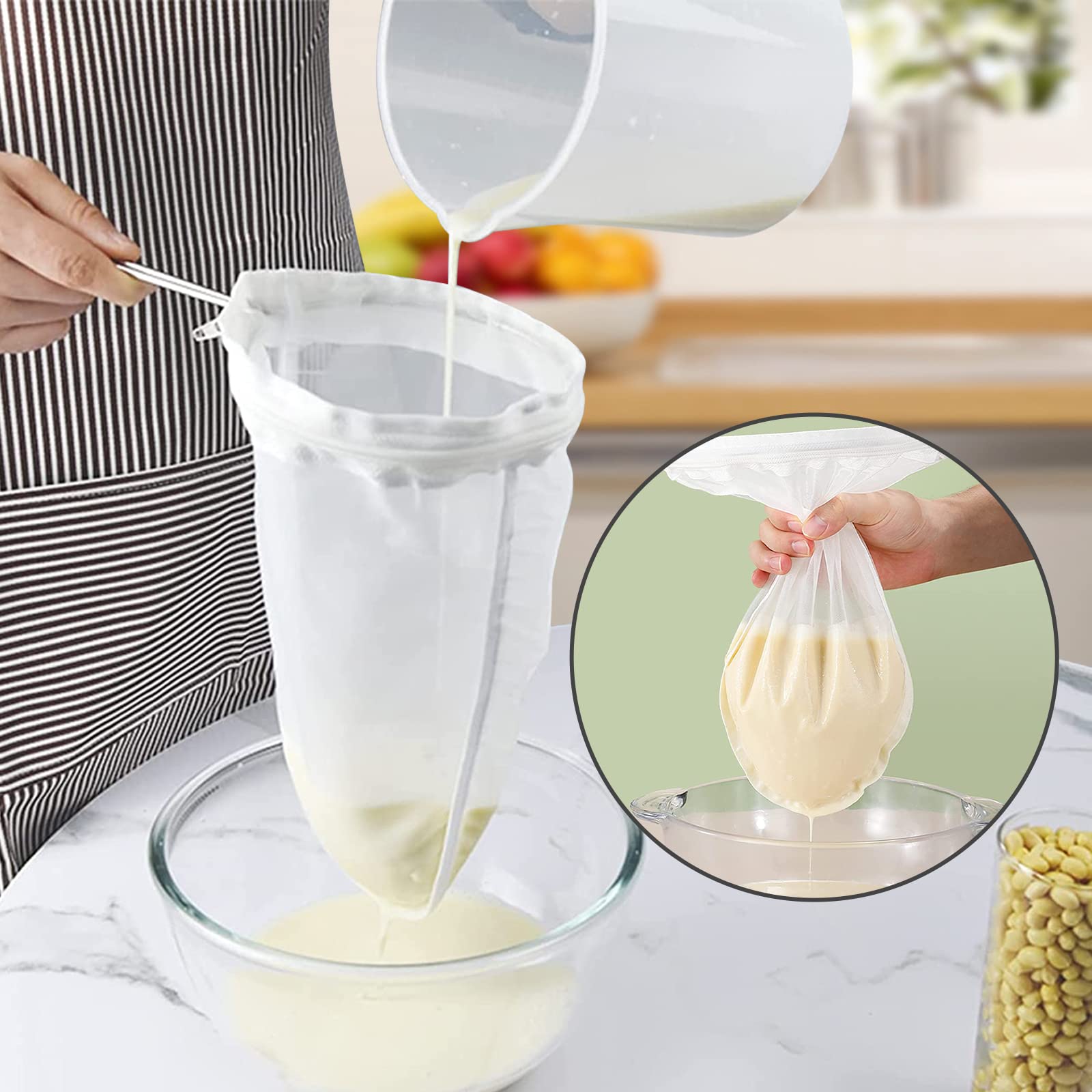 Fabric Yogurt Strainer Bag