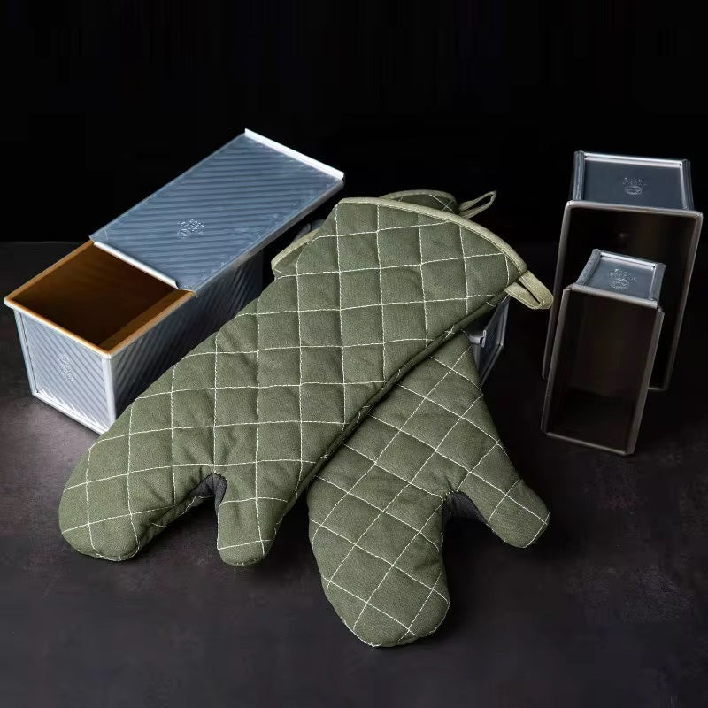 Cotton Oven Mitt Set