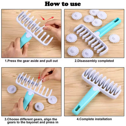 Plastic Dough Roller Set