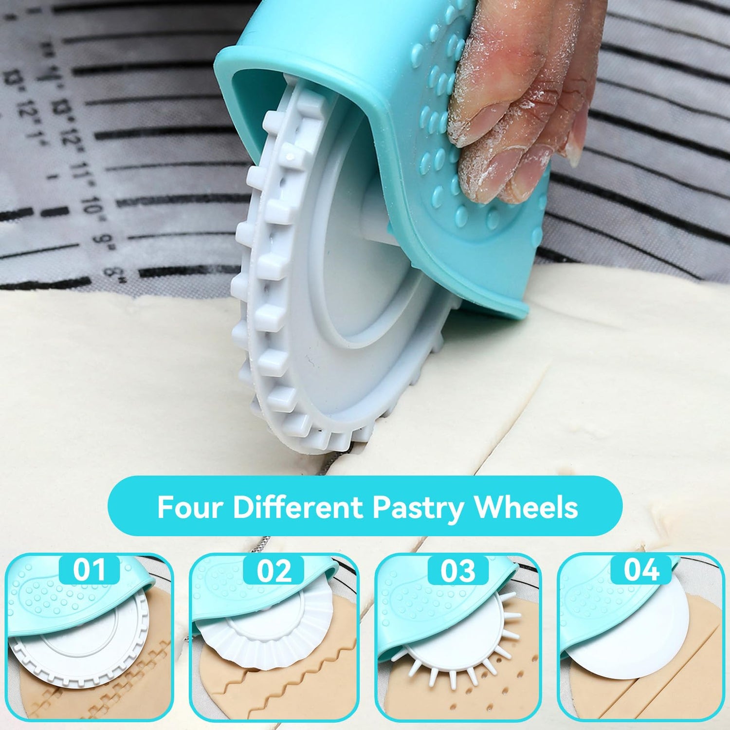 Dough Wheel Cutter Set