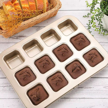 Square Cupcake 12 Slot Tray