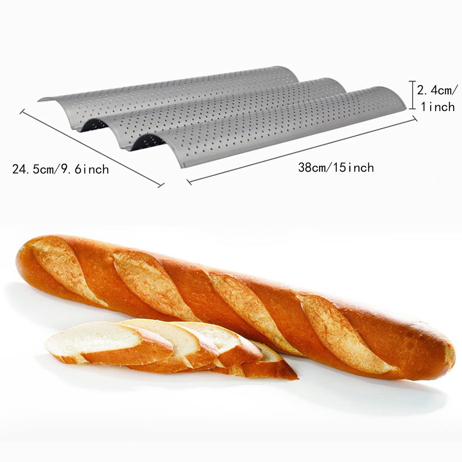 Baguette Form Tray