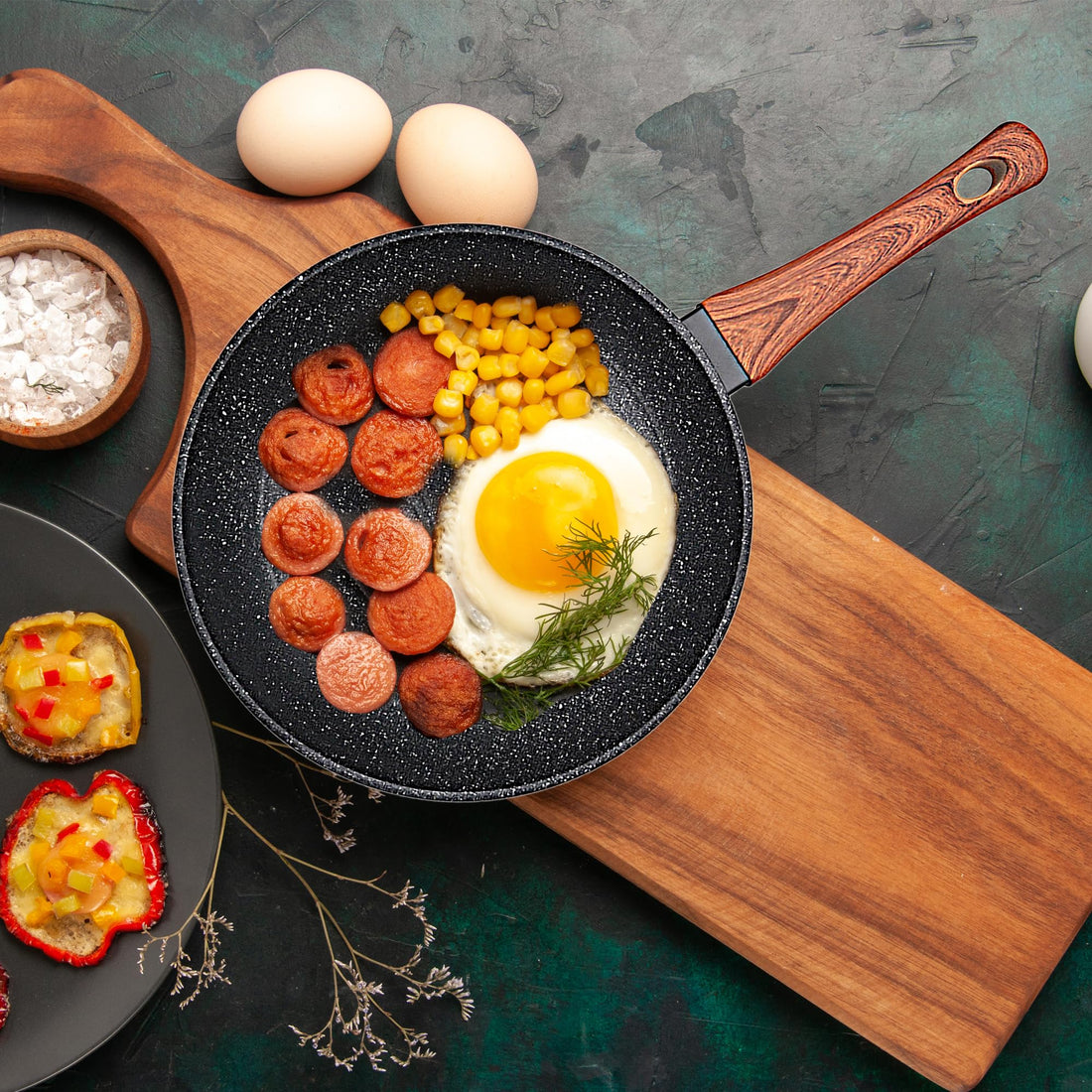 Marble Coated Frying Pan