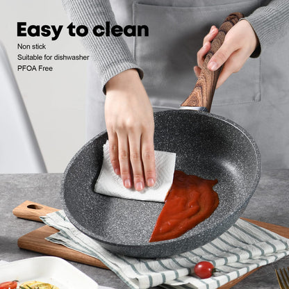 Marble Coated Frying Pan