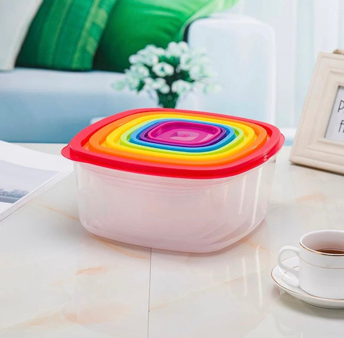 Square Food Container 7Pc Set