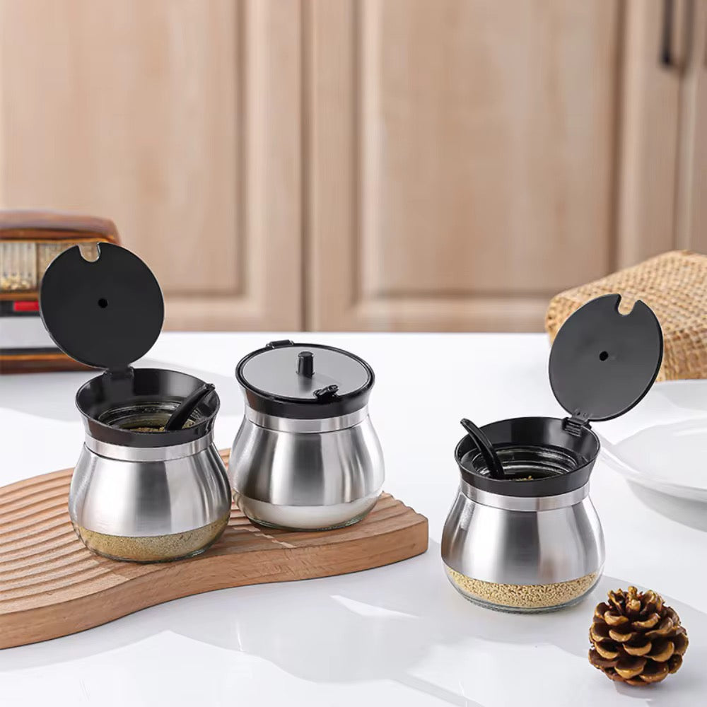 Stainless Steel Spices &amp; Sugar Pot