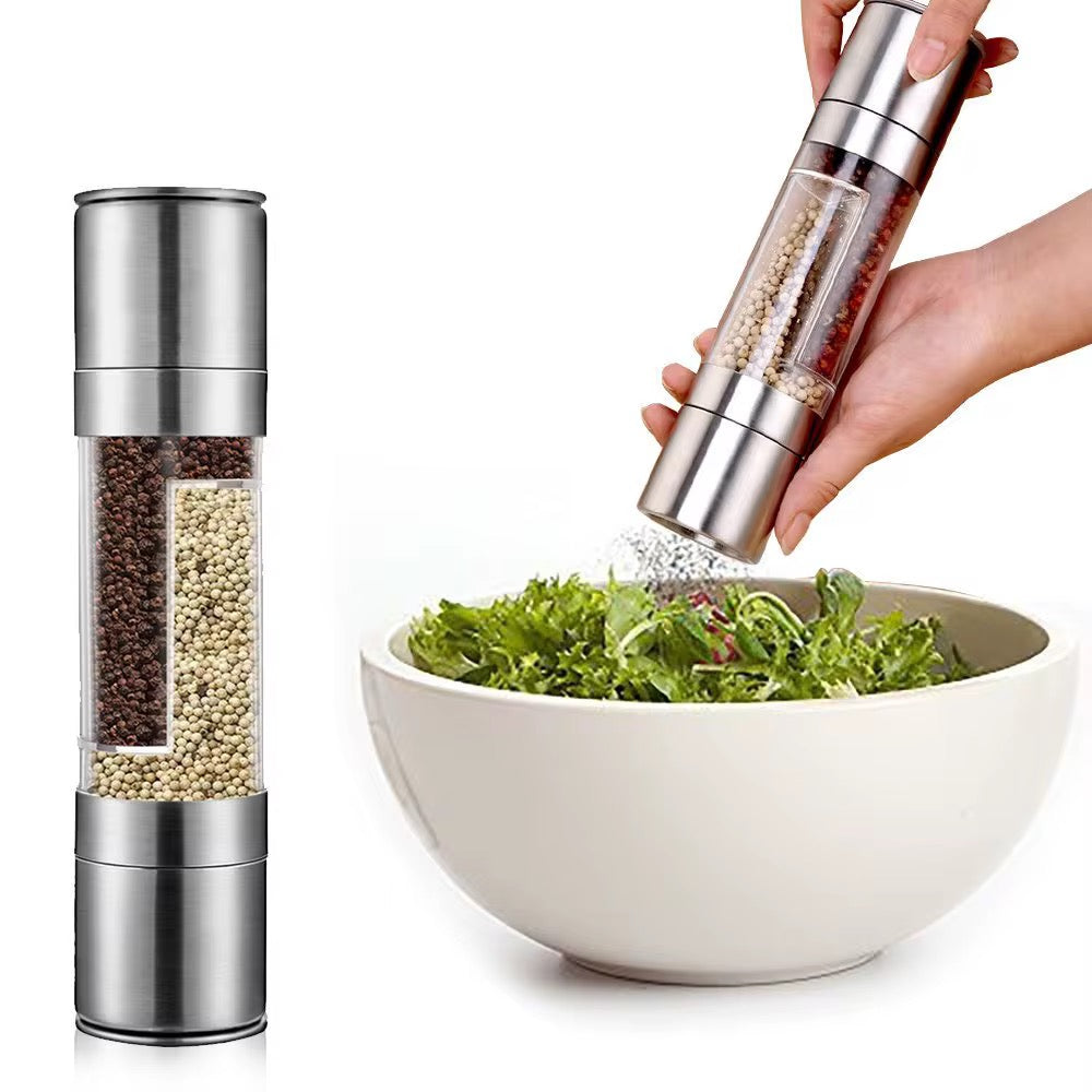 Stainless Steel Double Pepper Grinder