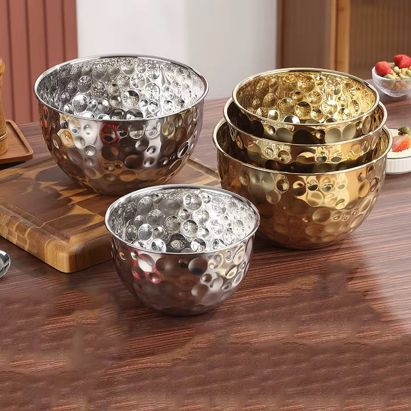 Stainless Steel Hammered Bowl