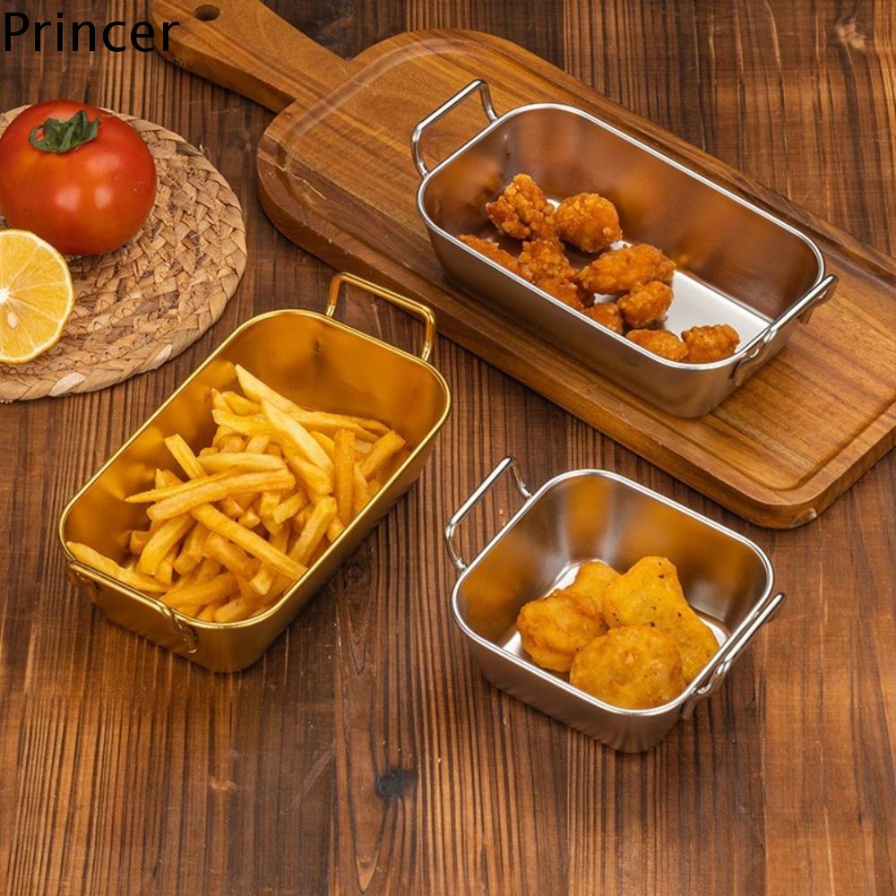 Stainless Steel Snack Serving Plate
