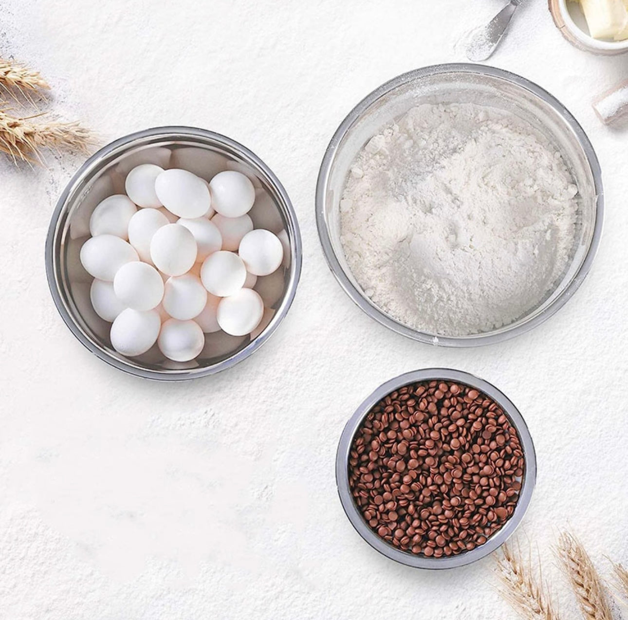 Stainless Steel Graduated Mixing Bowl