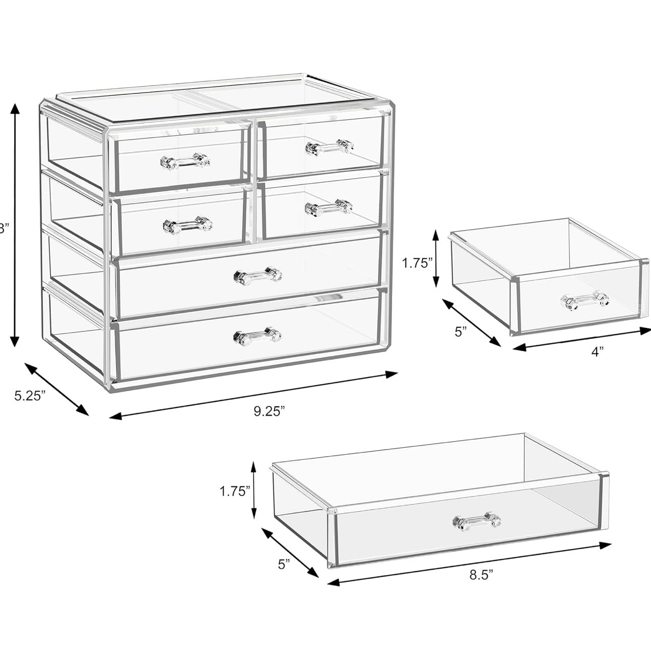 Acrylic Cosmetic Organizer 3306