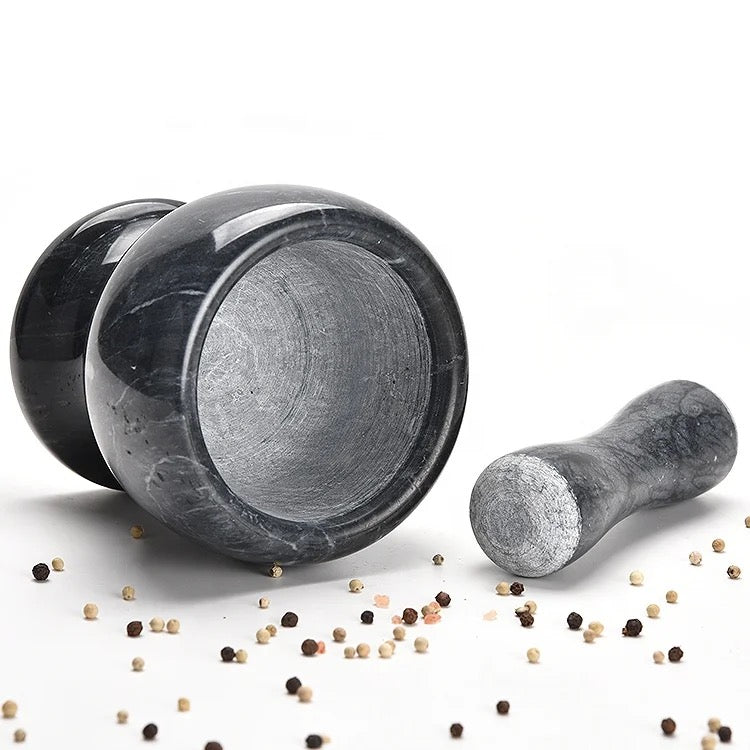 Marble Stone Garlic Mortar &amp; Pestle