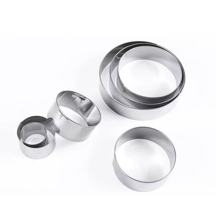 Round Dough Cutters 6Pc Set