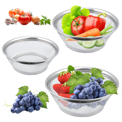 Stainless Steel Mesh Brim Basket