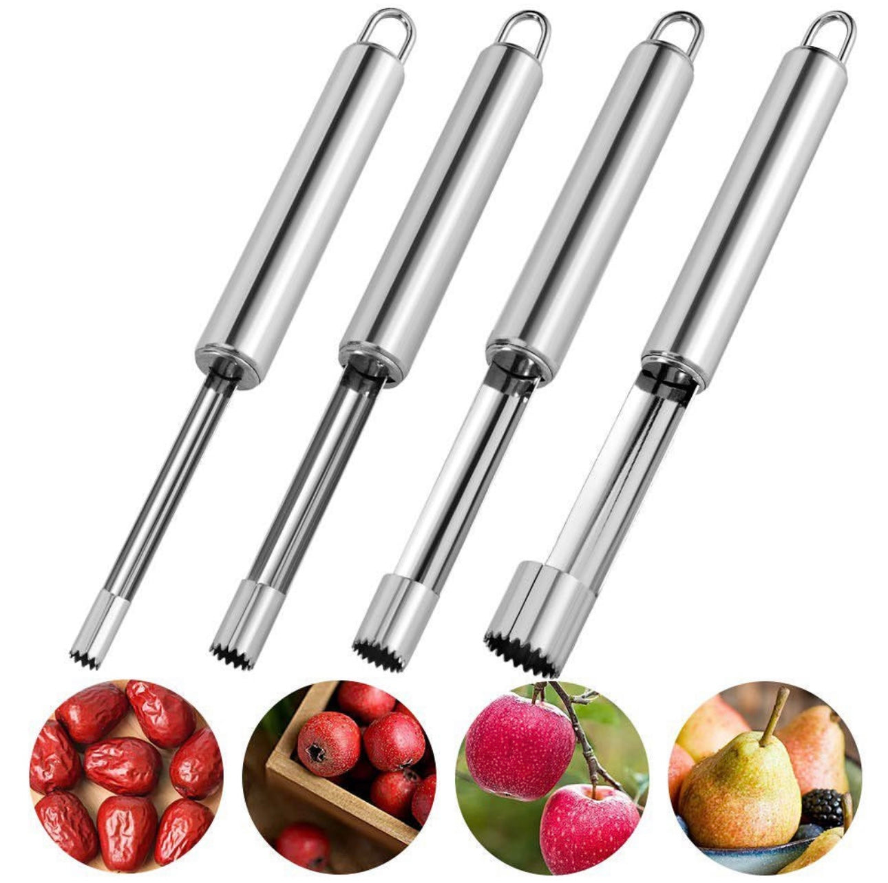 Stainless Steel Vegetable &amp; Fruit Corer Set