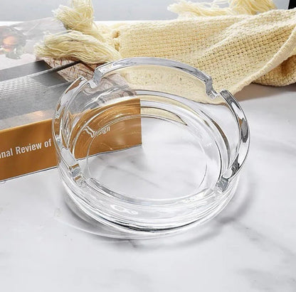 Glass Round Ashtray
